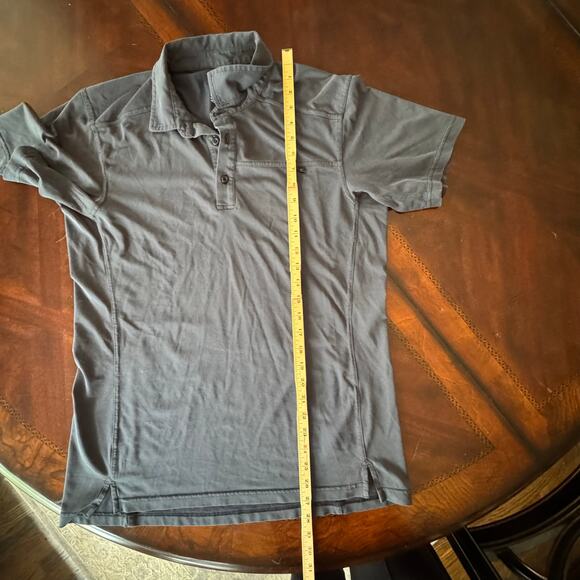 Arc’teryx Captiva Polo Shirt Dark Blue Short Sleeve Performance Shirt Medium‎ - Picture 5 of 15
